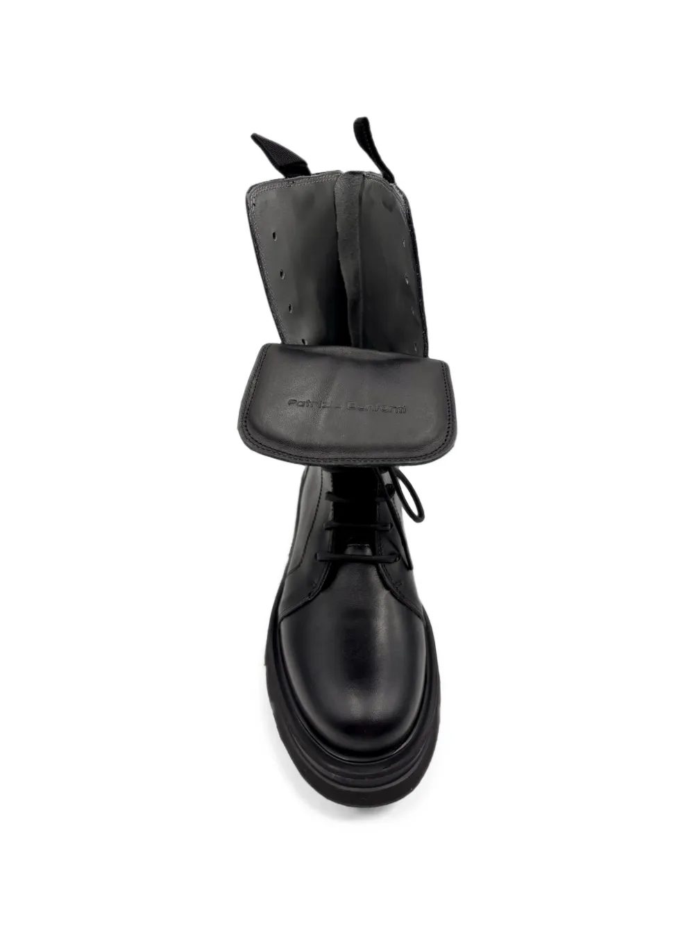 PATRIZIA BONFANTI Scorpio lace-up ankle boots Zwart