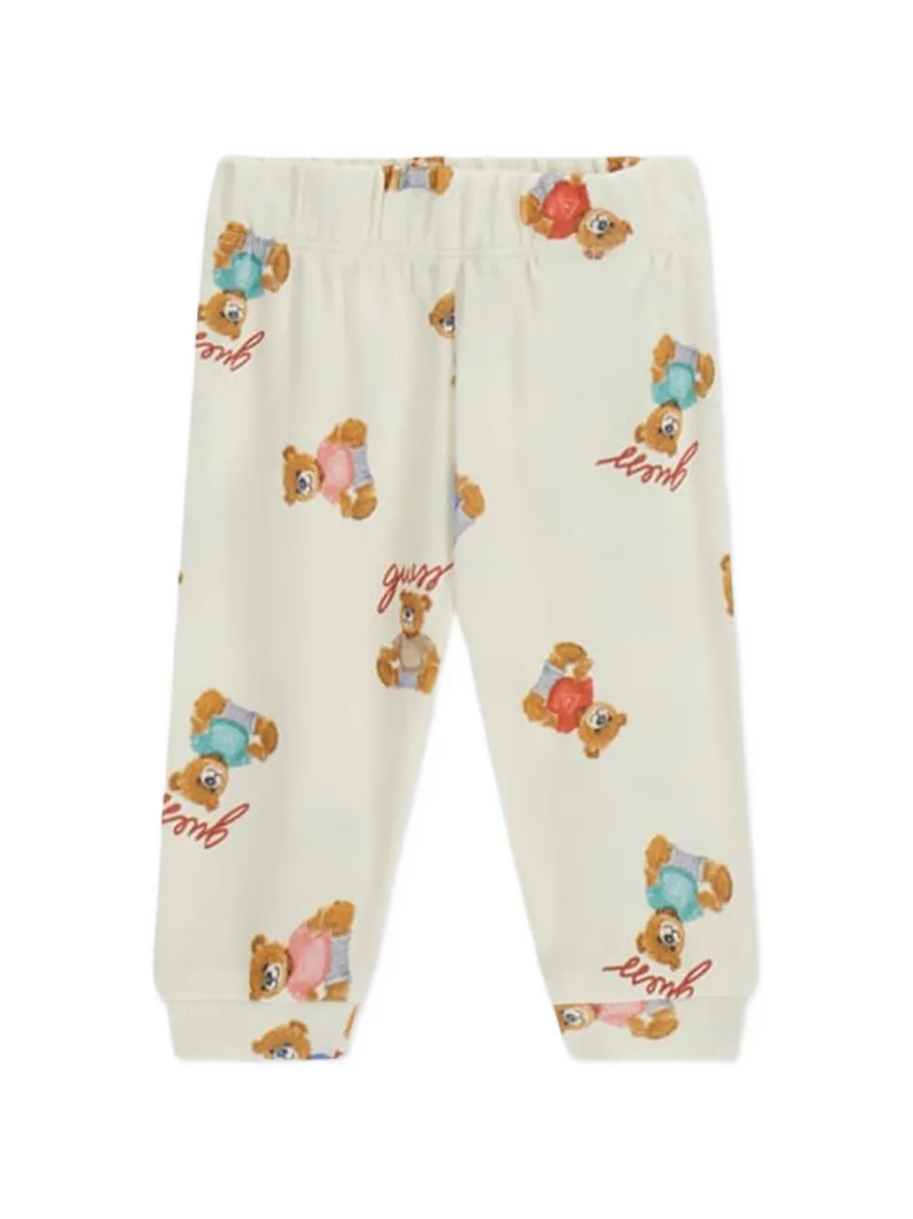guess kids Driedelig romperset met beerprint Beige
