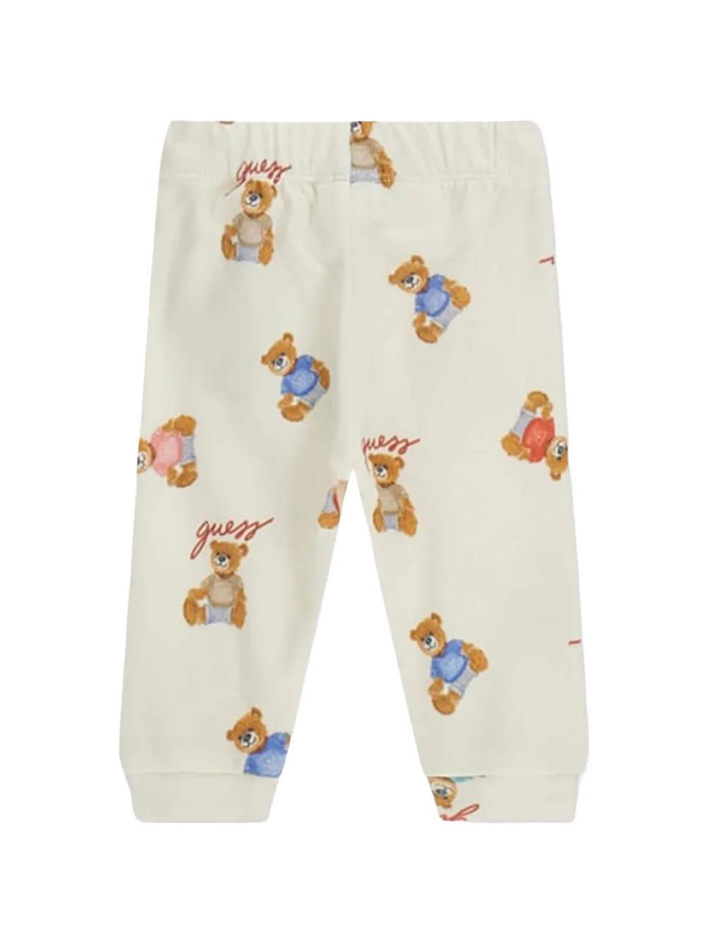 guess kids Driedelig romperset met beerprint Beige