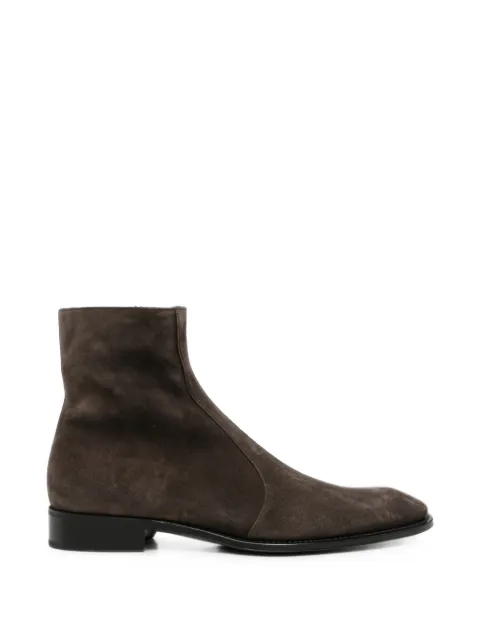 Saint Laurent suede side-zip desert boots