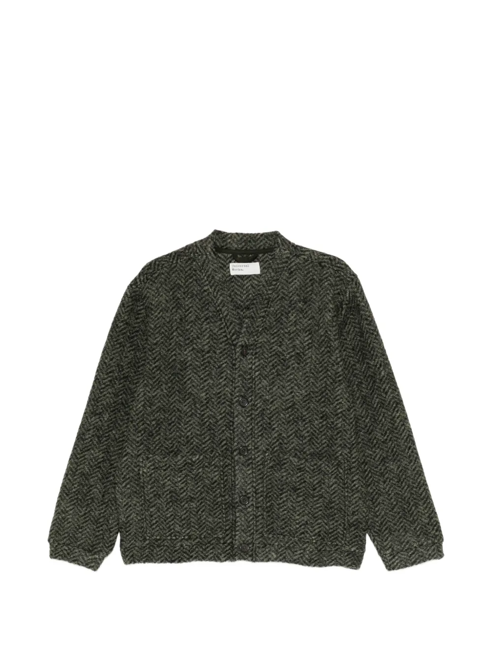 Universal Works Raven cardigan - Verde
