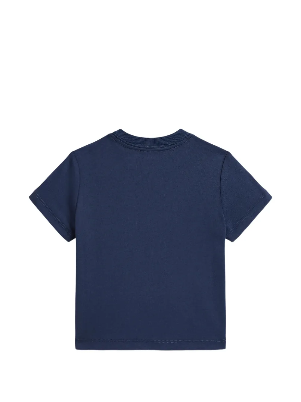 POLO RALPH LAUREN KIDS T-shirt met drukknopen en print Blauw