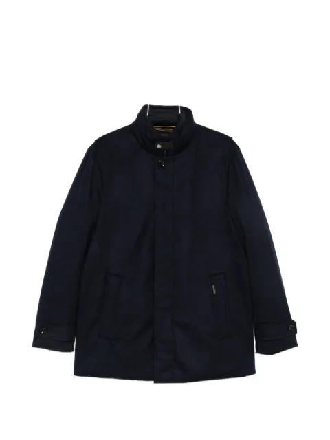 Moorer button-up high-neck jacket