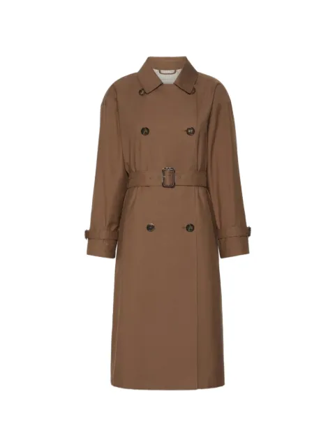 'S Max Mara double-breasted belted trench coat