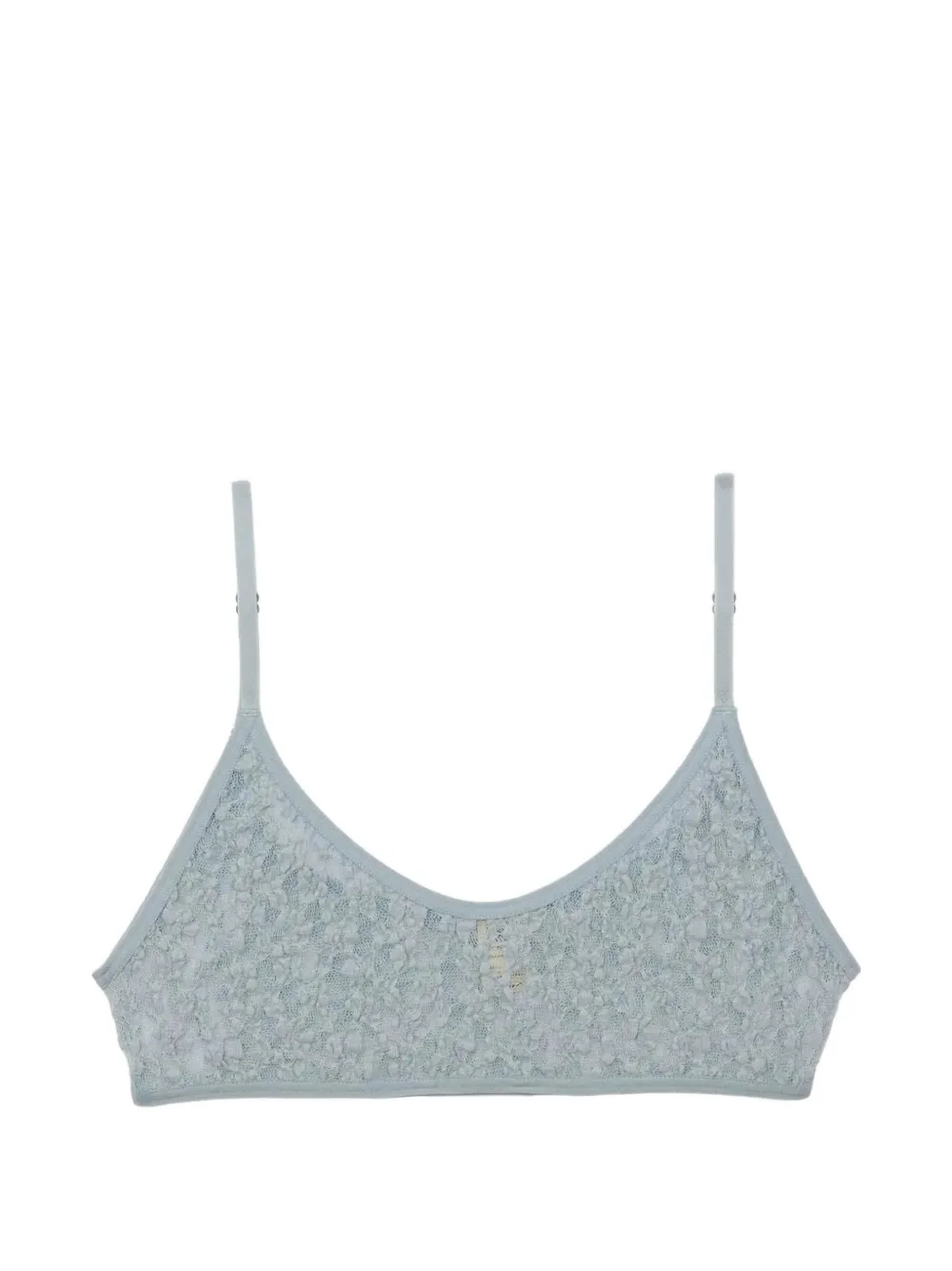 Baserange Musial lace-patterned triangle bra - Blu