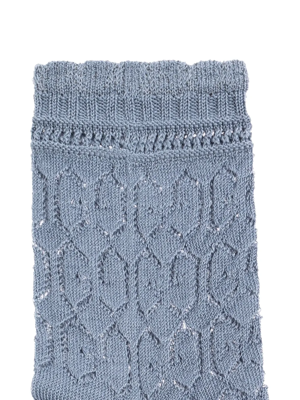 Gucci Kids GG pointelle sokken Blauw