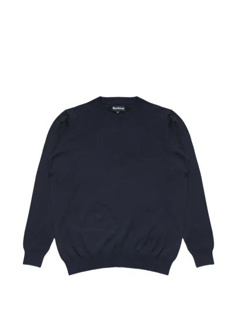 Barbour crew-neck cotton sweater