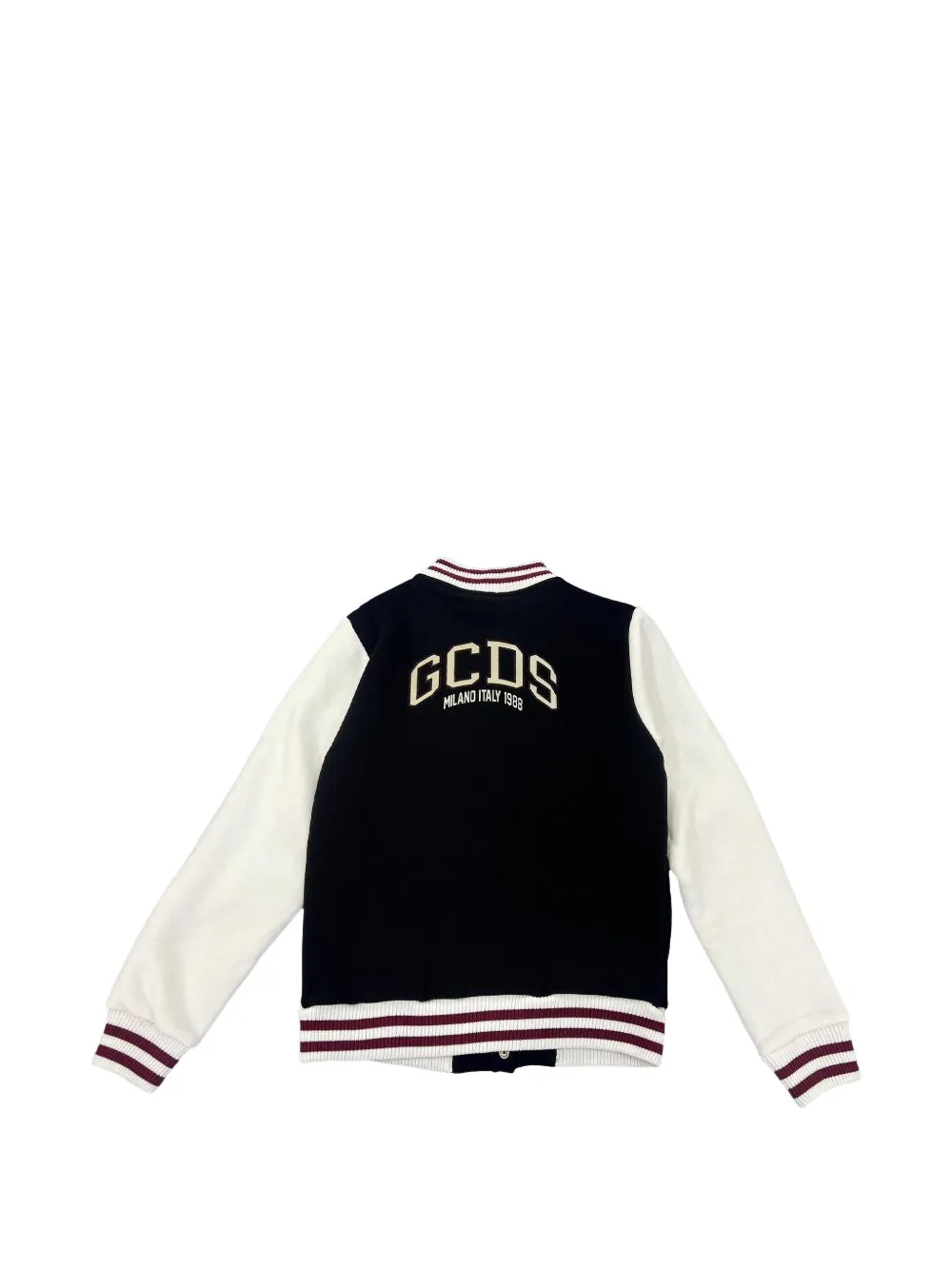 Gcds Kids Jack met gestreepte afwerking en applicatie Zwart