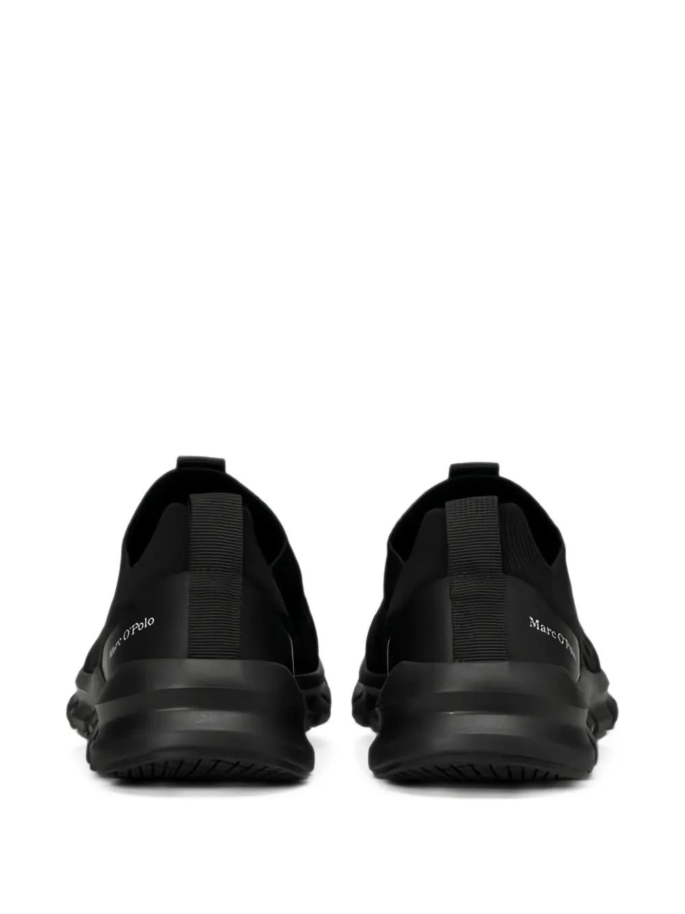 Marc O'Polo knit panelled sneakers Zwart