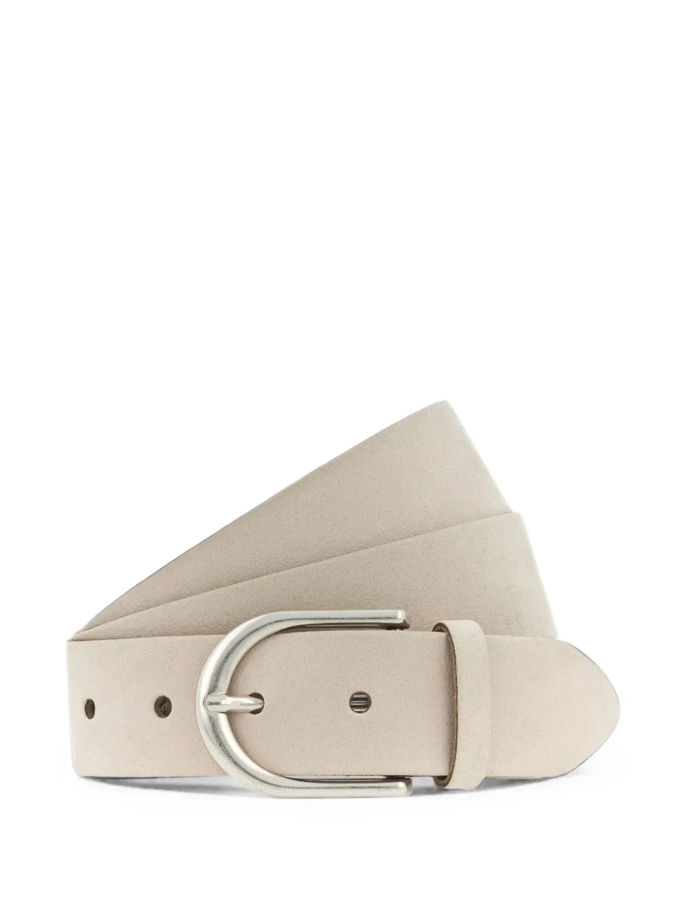 BGM LABEL velvet buckle-fastening belt - Toni neutri