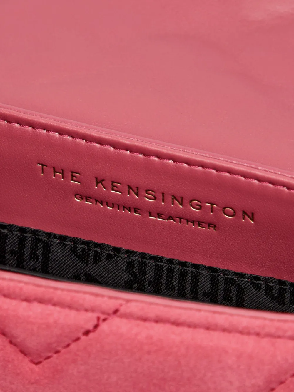 Kurt Geiger London Kensington gewatteerde suède schoudertas Roze