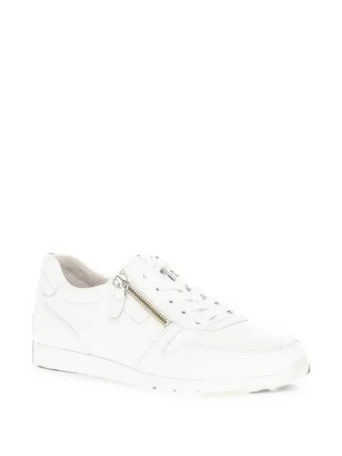 GABOR zip-detail lace-up sneakers