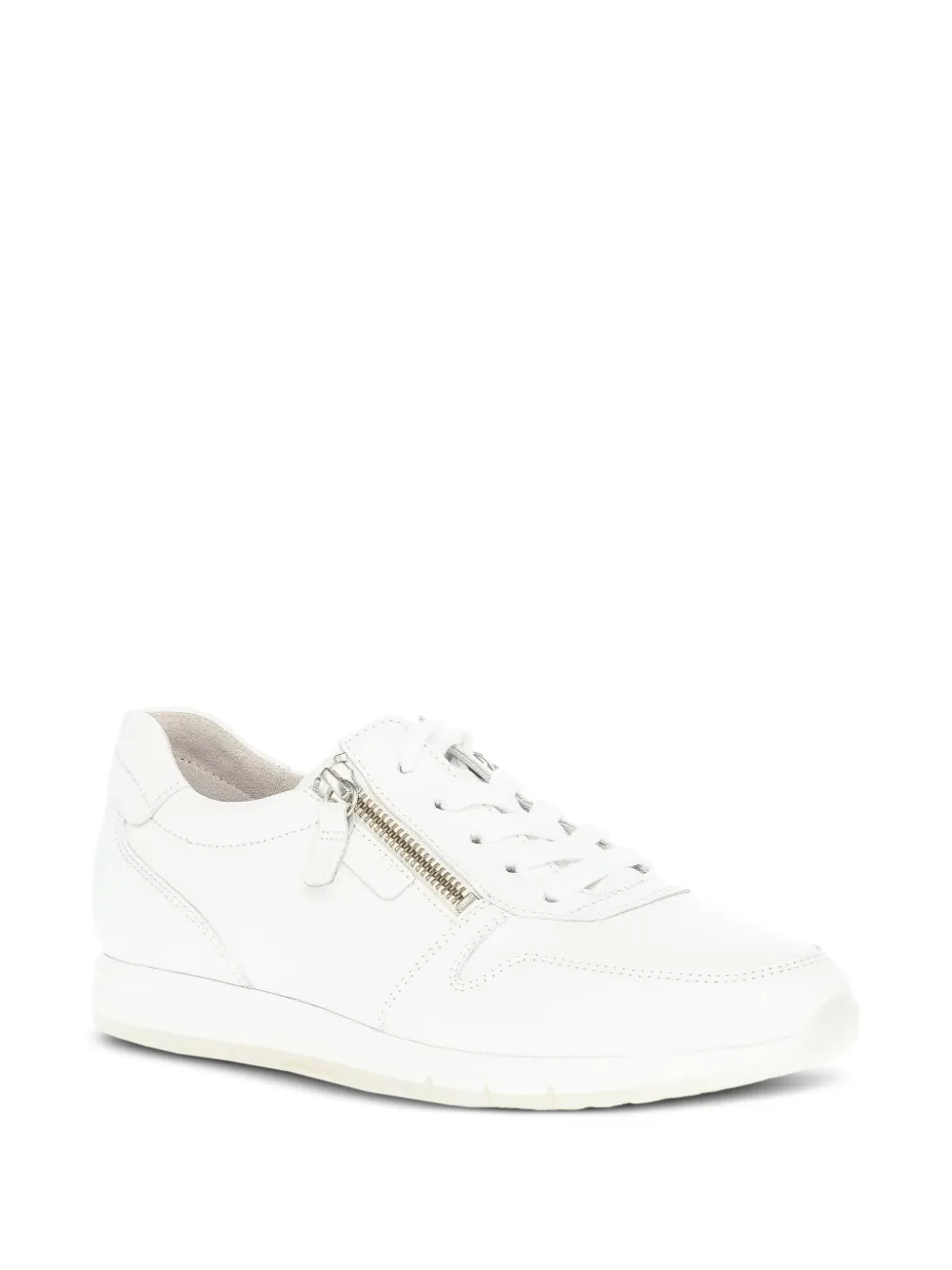 GABOR zip-detail lace-up sneakers