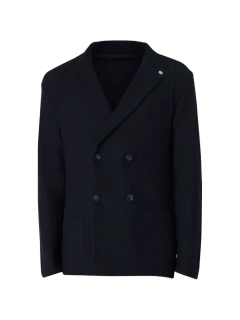 Manuel Ritz double-breasted textured blazer