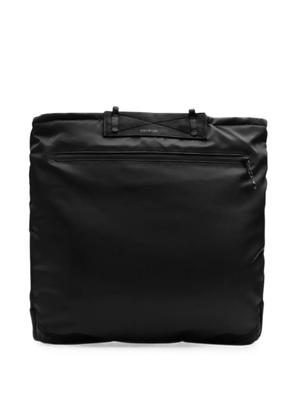 Topologie Helmet logo-print bag - Nero