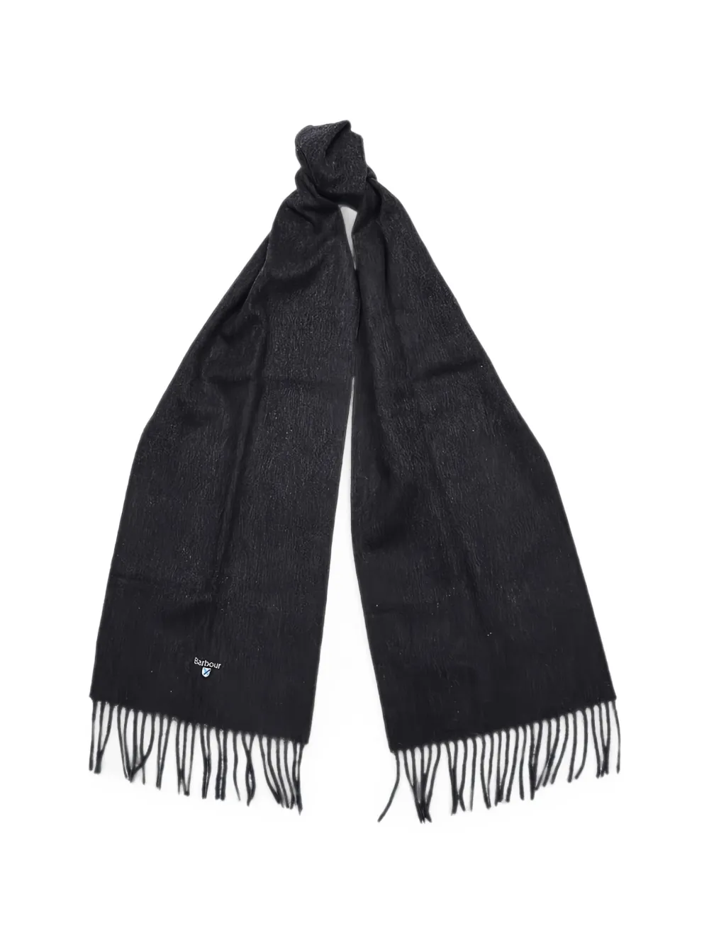 Barbour Sjaal met franje Grijs