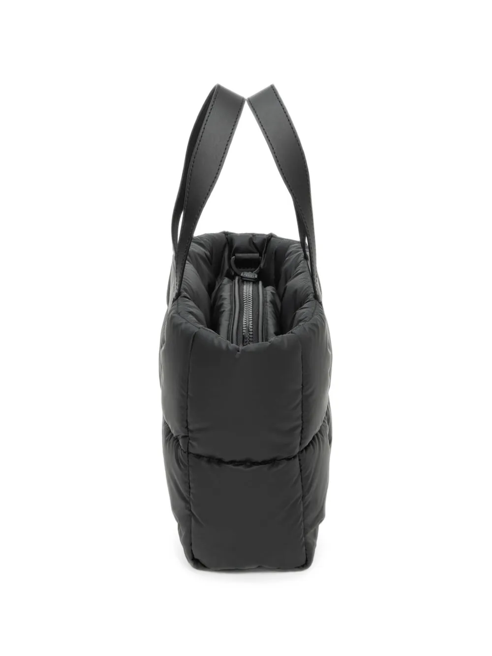 VeeCollective Porter Marche gewatteerde shopper Zwart