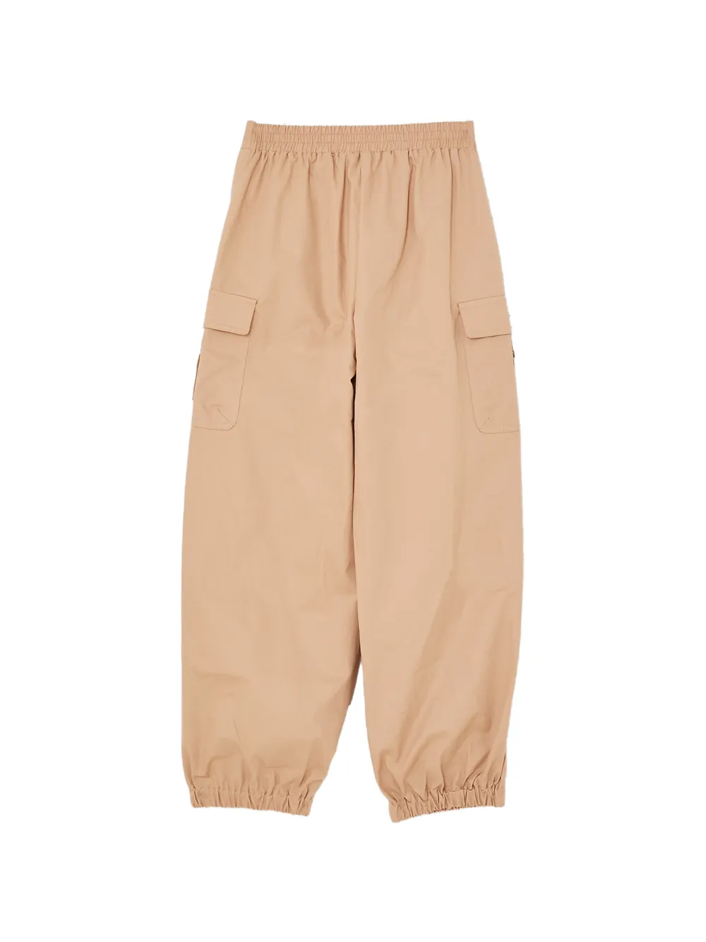 Liu Jo Kids Cargo broek met elastische afwerking Beige