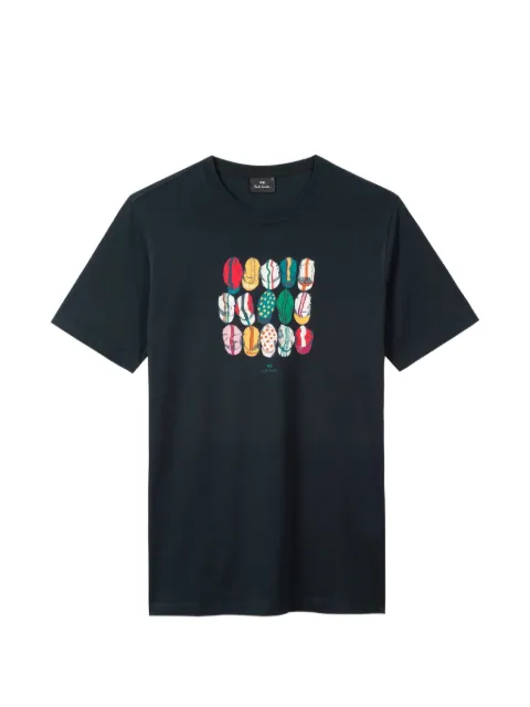 Paul Smith 'Cycling Caps' print T-Shirt