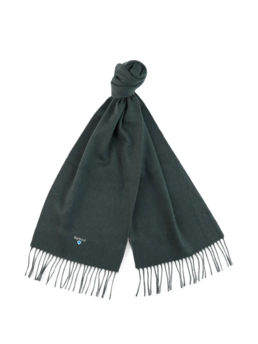 Barbour lambswool scarf Groen