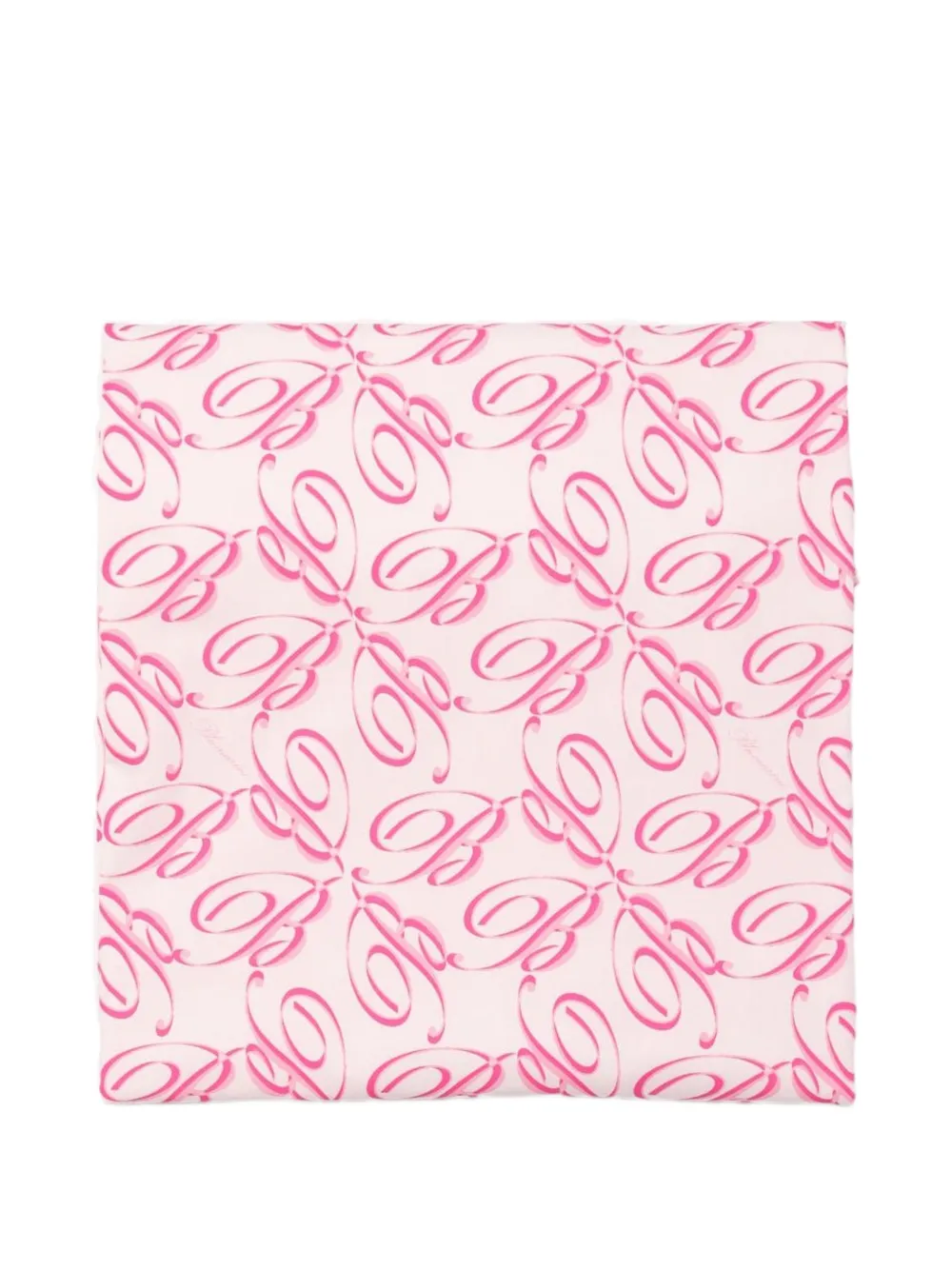 Miss Blumarine Sjaal met logoprint Roze