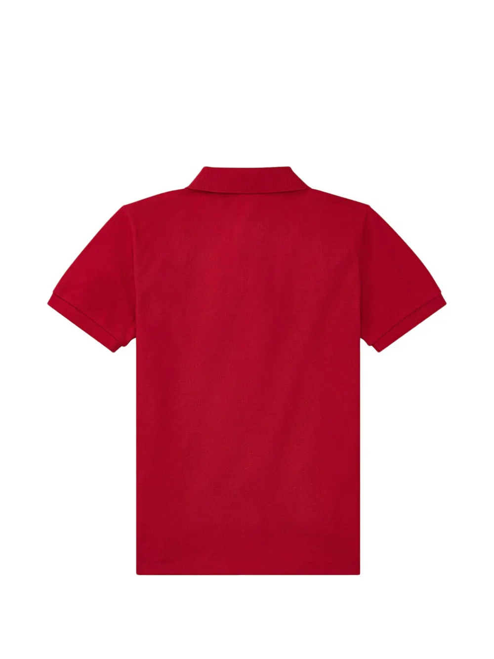 POLO RALPH LAUREN KIDS Katoenen poloshirt met geborduurd logo Rood