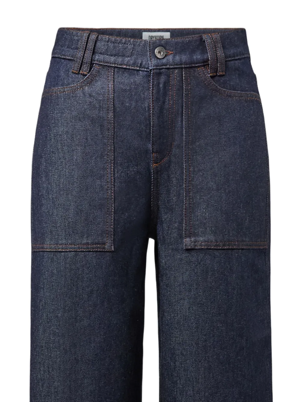 Drykorn Derive jeans met opgestikte zak Blauw