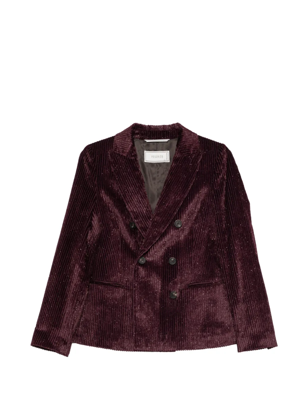Peserico double-breasted corduroy blazer