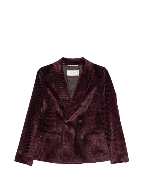 Peserico double-breasted corduroy blazer