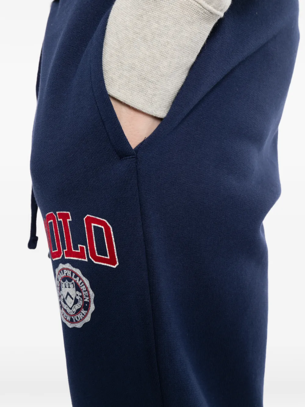 Polo Ralph Lauren logo fleece sweatpants Blauw