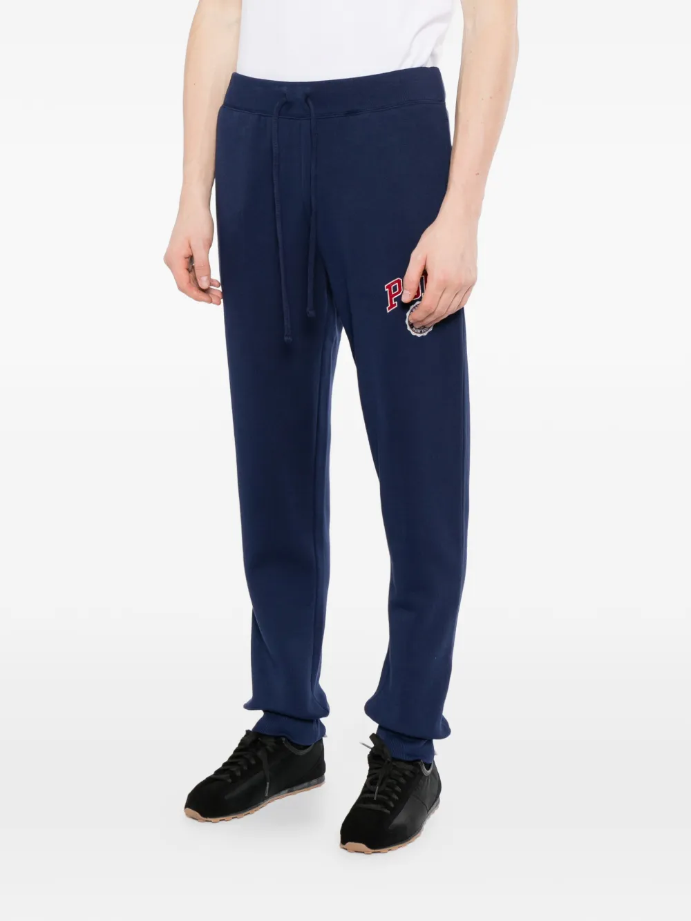 Polo Ralph Lauren logo fleece sweatpants Blauw