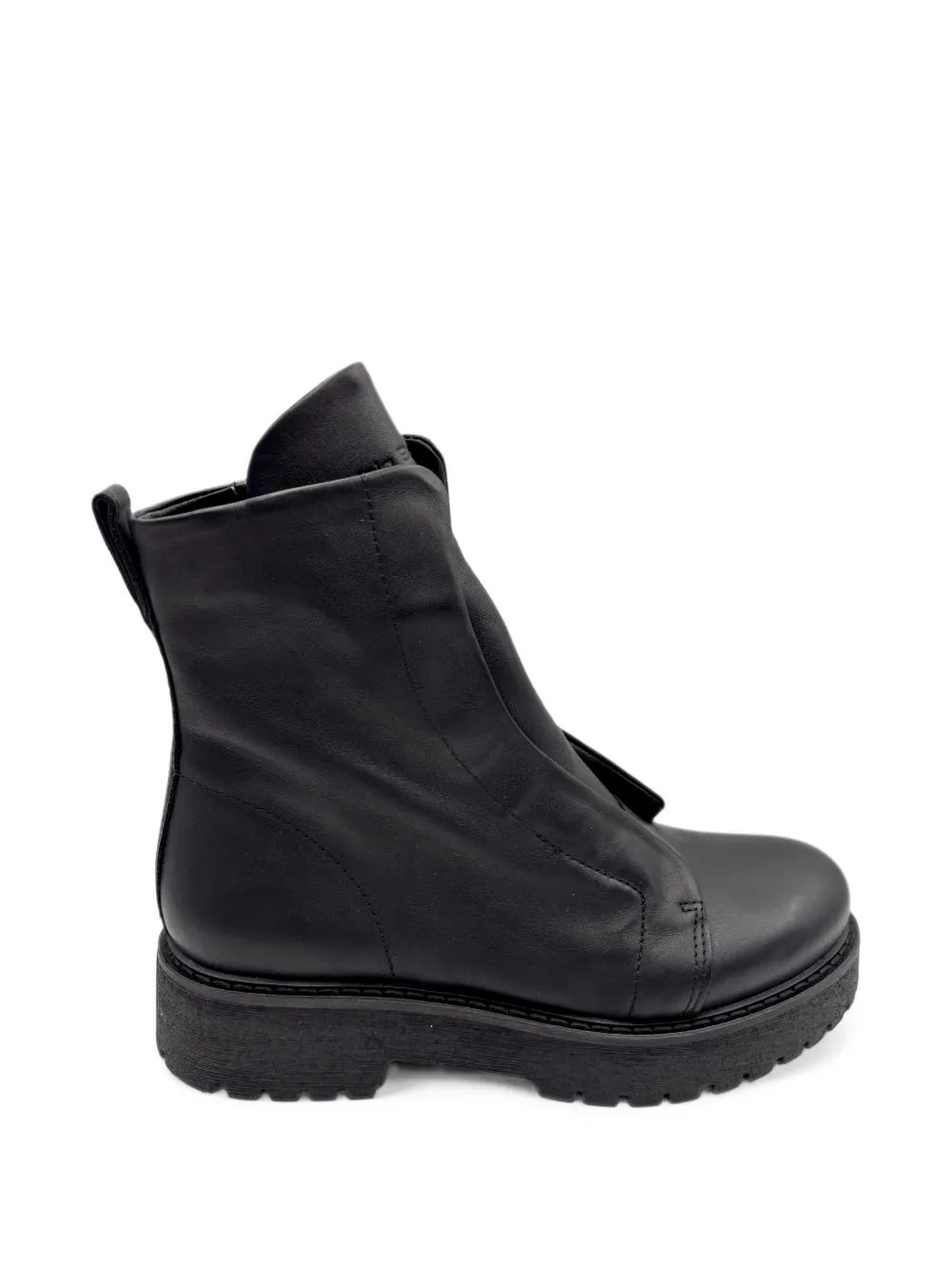 PATRIZIA BONFANTI Kuni Denver leather ankle boots Zwart