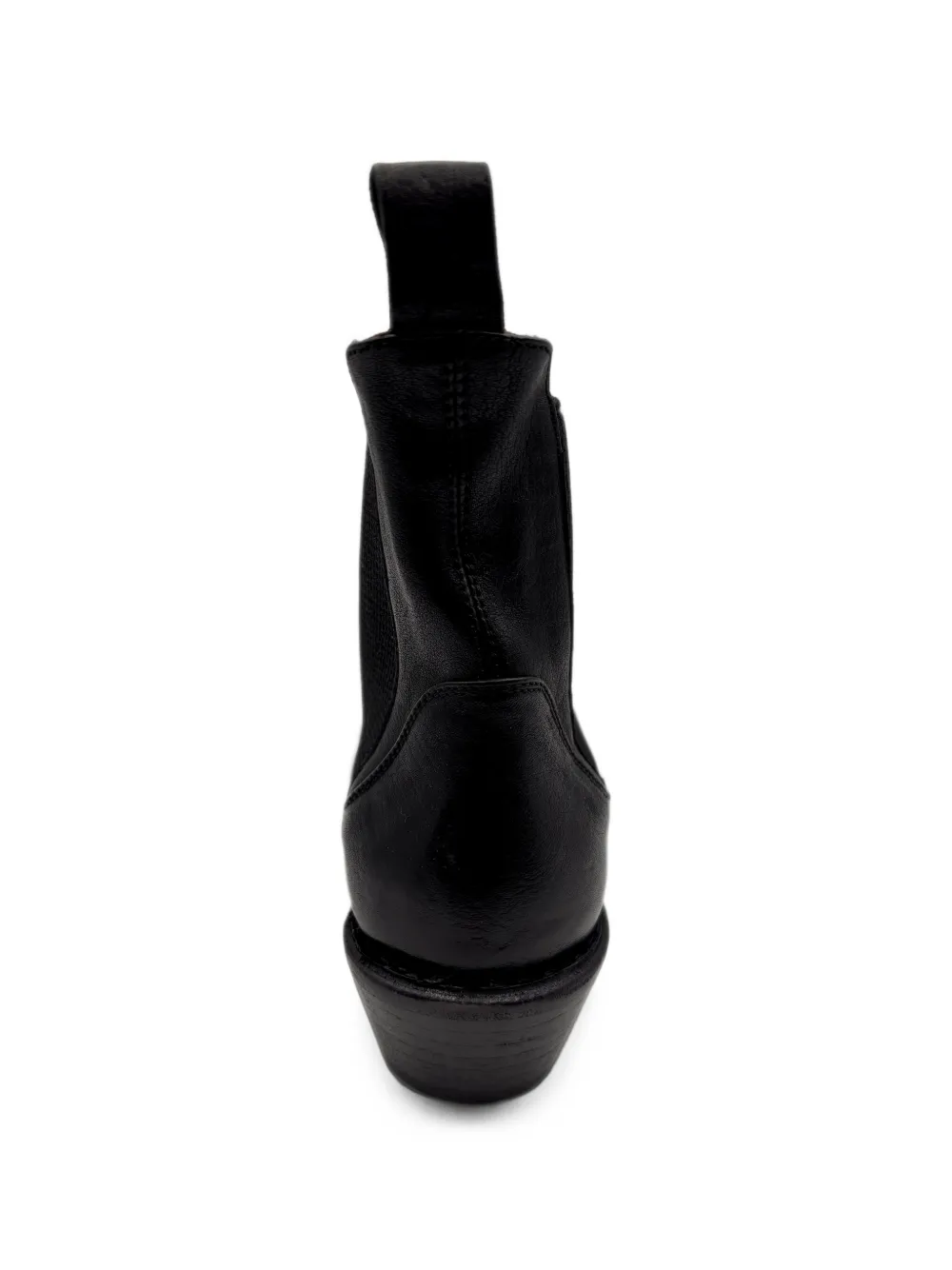 FIORENTINI + BAKER elasticated leather boots Zwart