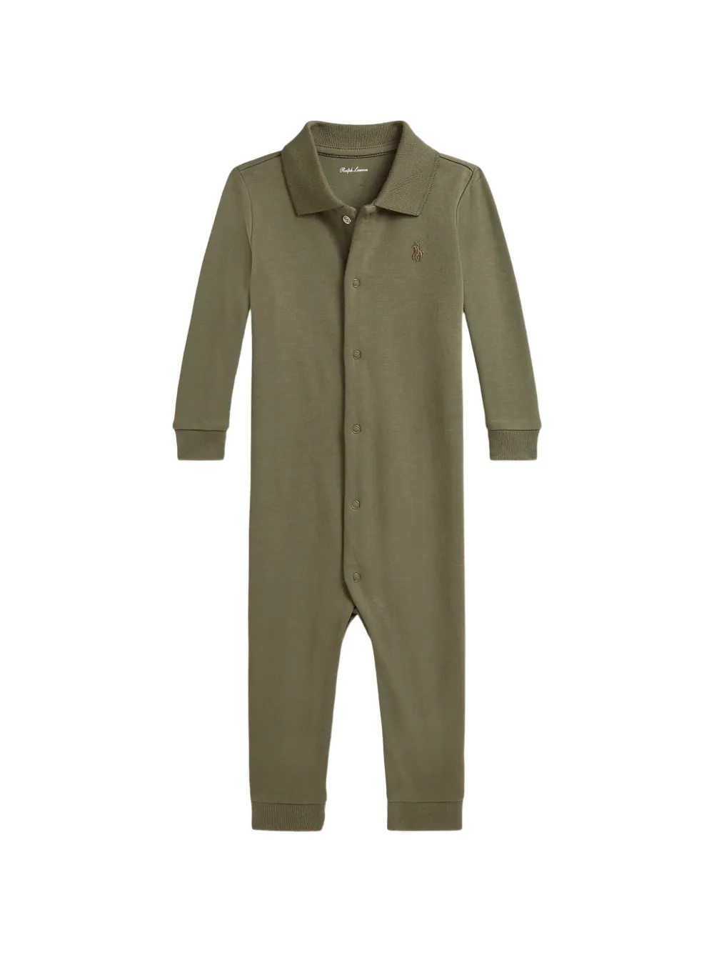 POLO RALPH LAUREN KIDS Polo Pony rompers - Verde