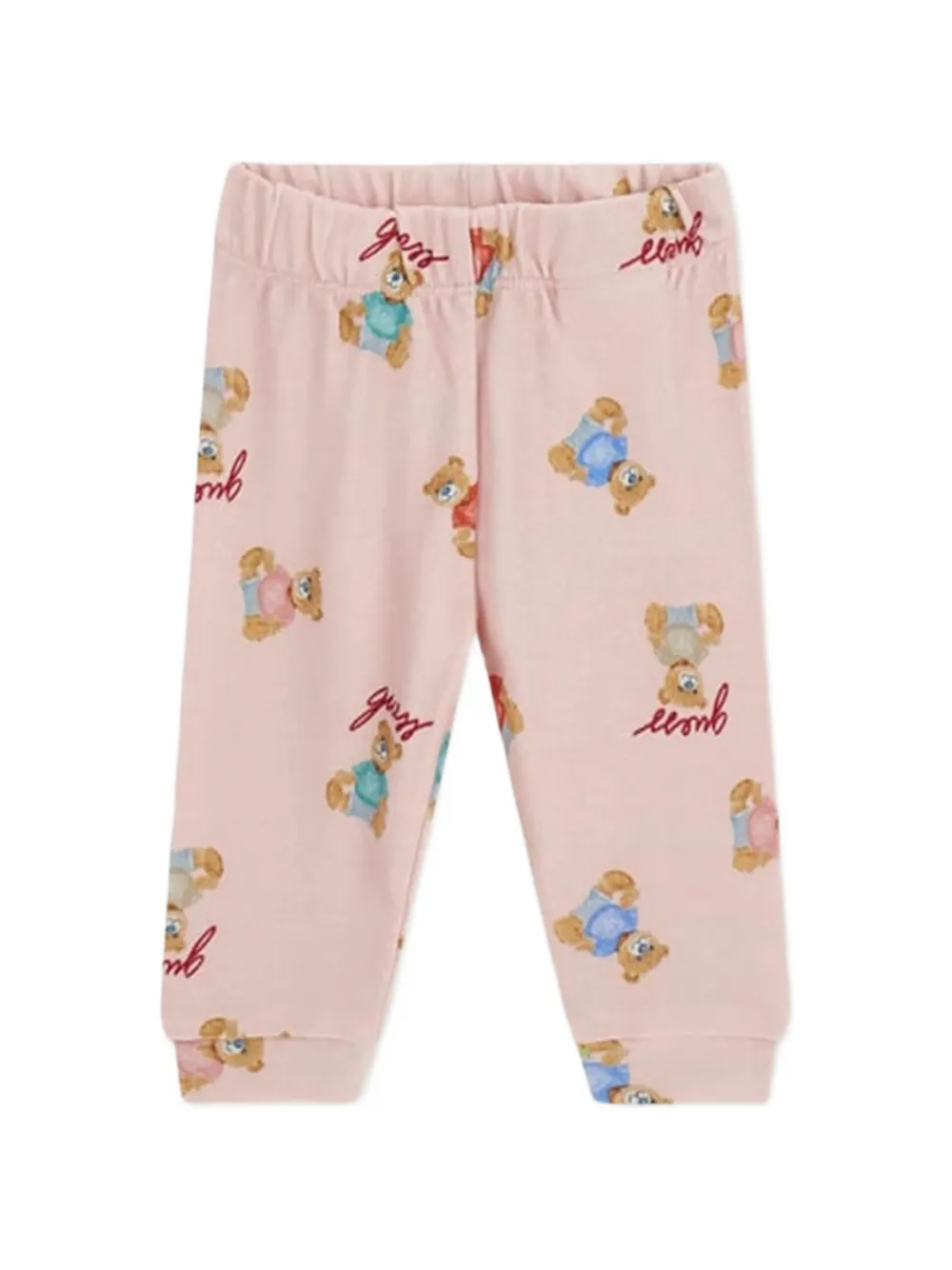 guess kids Drie rompers met teddybeerprint Beige