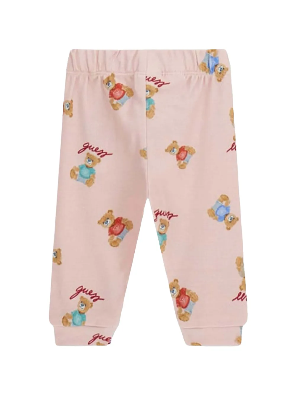 guess kids Drie rompers met teddybeerprint Beige