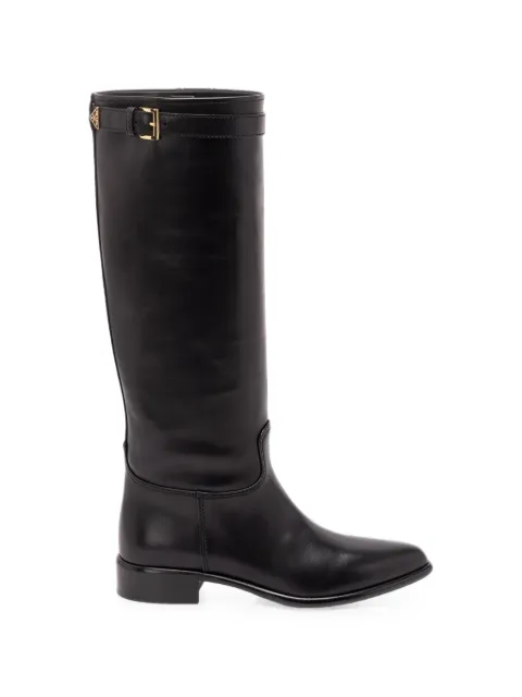 Prada leather boots