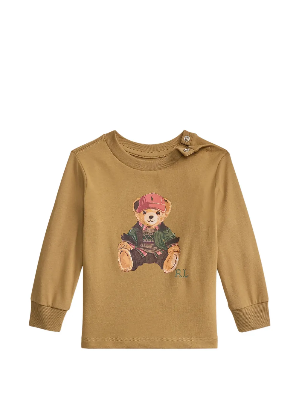POLO RALPH LAUREN KIDS Polo Bear T-shirt - Toni neutri
