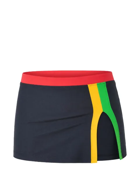 Rip Curl Sodade colour-block side-slit bikini skirt