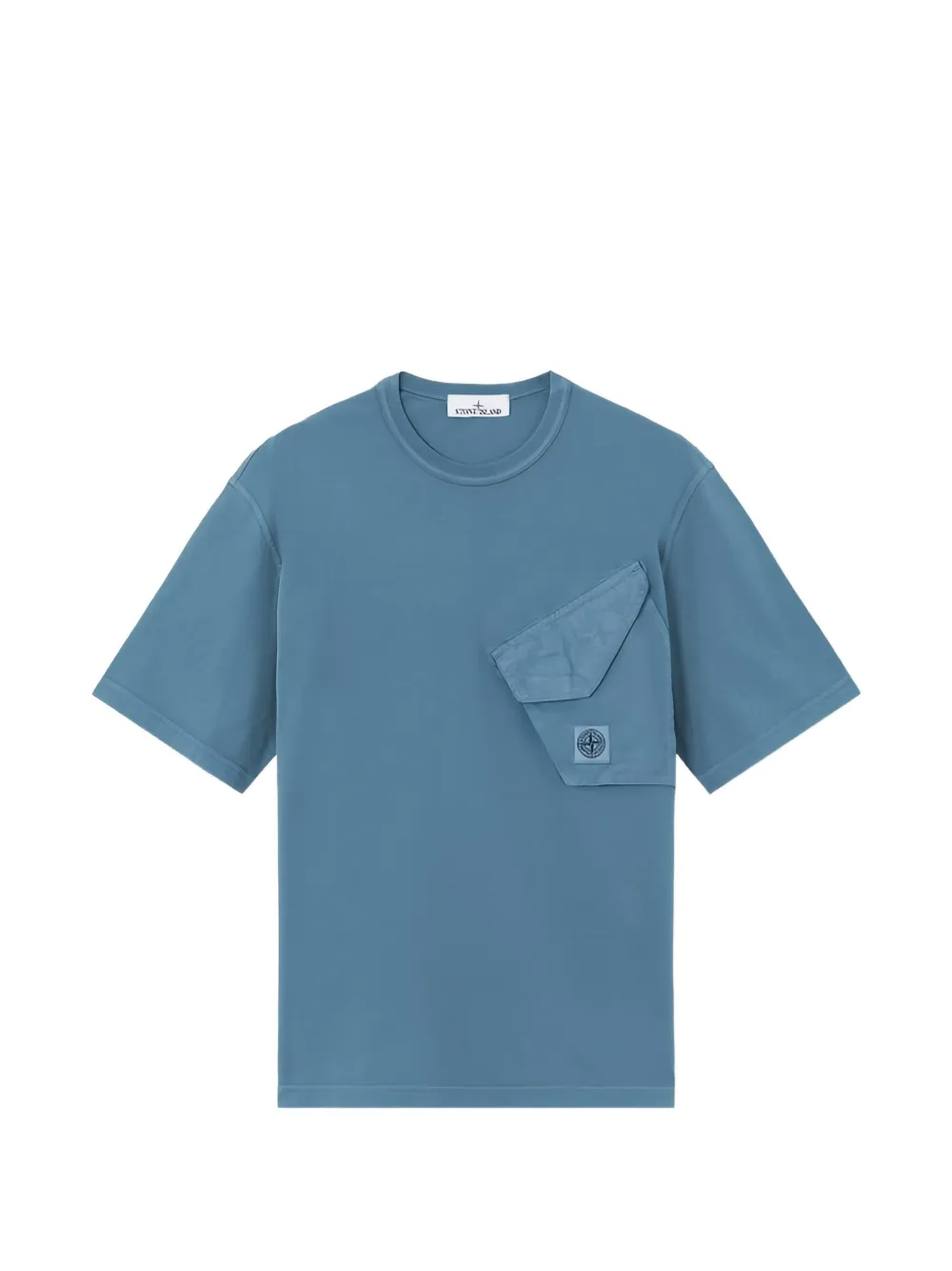 Stone Island 2100008 organic-cotton jersey regular-fit T-shirt with chest pocket · L