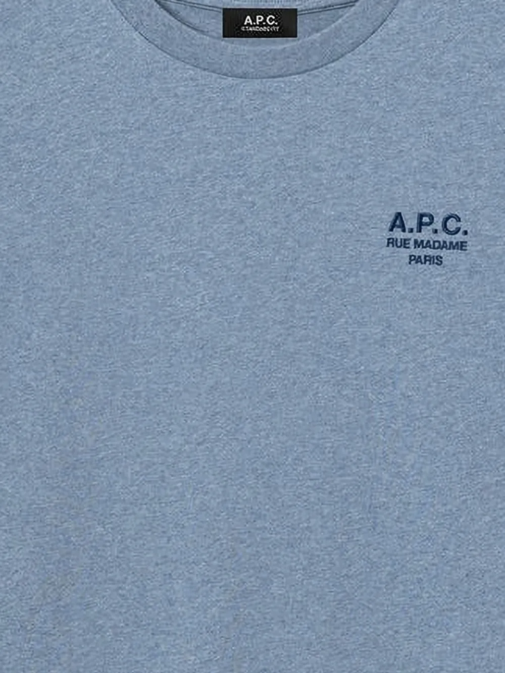 A.P.C. Rue Madame T-shirt Blauw