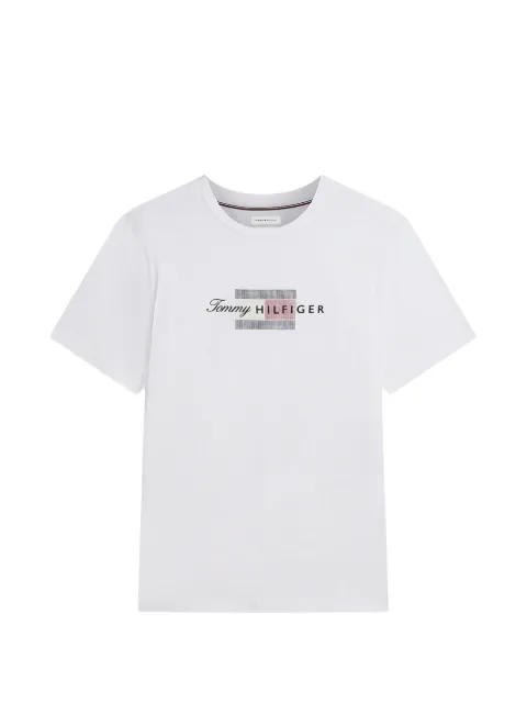 Tommy Hilfiger Flag logo-print crew-neck T-shirt