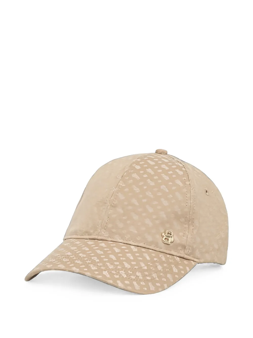 BOSS monogram-pattern logo-plaque baseball cap - Toni neutri