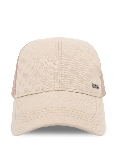 BOSS gorra con placa del logo