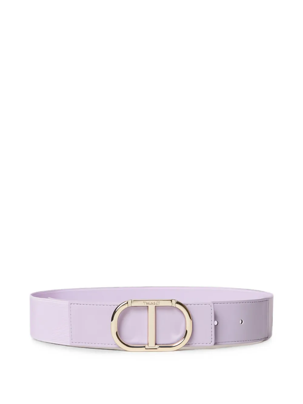 TWINSET Kids Oval T elasticated belt - Viola