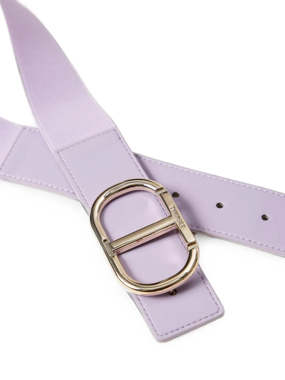 TWINSET Kids Oval T elastische riem Paars