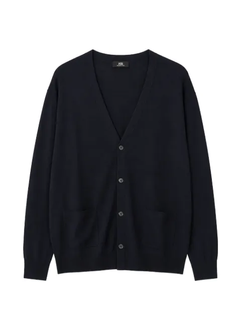 ALPHA STUDIO fine-knit button-up cardigan