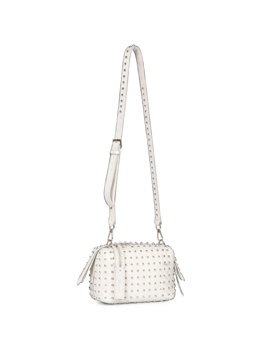 John Richmond Crossbodytas verfraaid met studs Wit