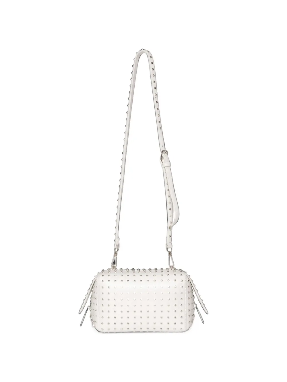 John Richmond Crossbodytas verfraaid met studs Wit