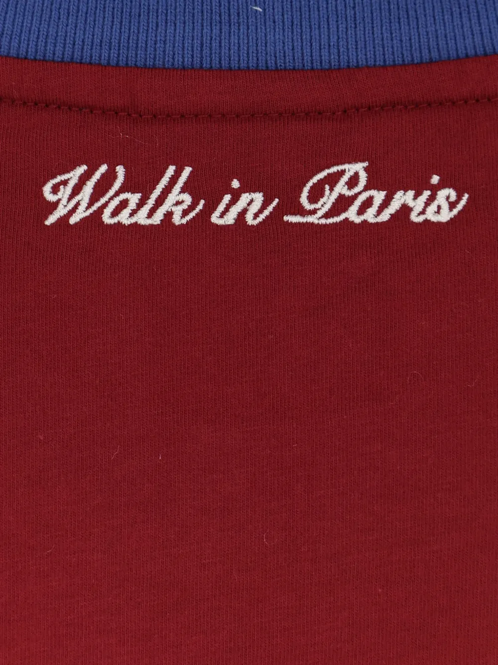 WALK IN PARIS T-shirt met logopatch Rood